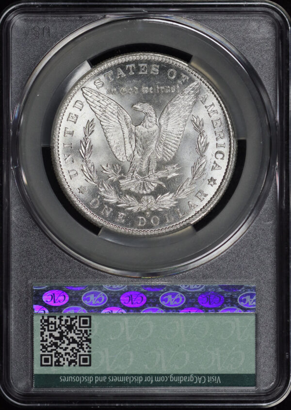 Reverse of this 1882-S Morgan Dollar CACG MS-64