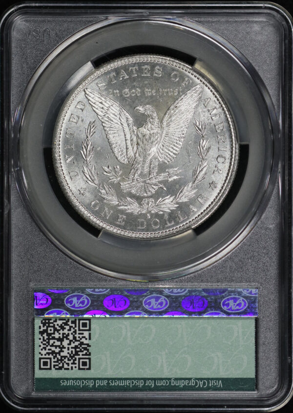 Reverse of this 1882-S Morgan Dollar CACG MS-64