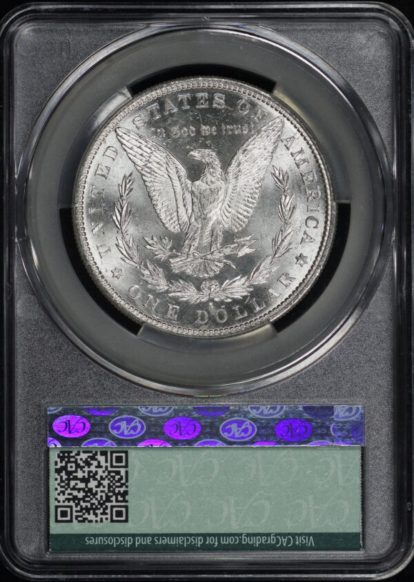 Reverse of this 1882-S Morgan Dollar CACG MS-64