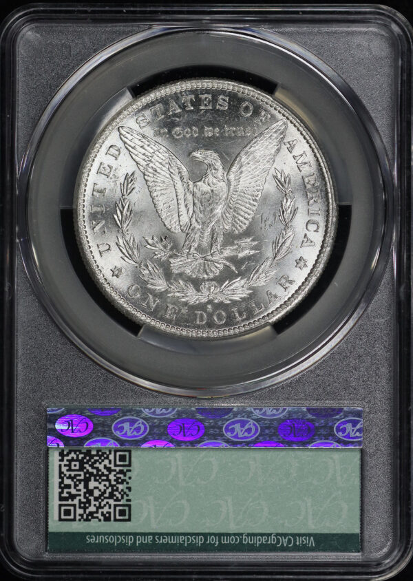 Reverse of this 1882-S Morgan Dollar CACG MS-64