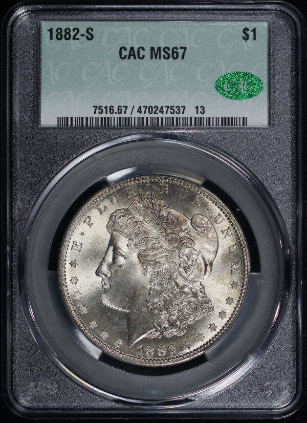 1882-S Morgan Dollar CACG MS-67 | Northern Nevada Coin