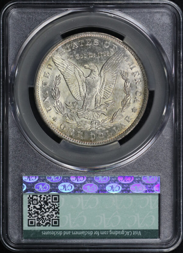 Reverse of this 1891-O Morgan Dollar CACG MS-64
