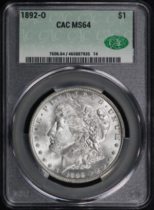 Obverse of this 1892-O Morgan Dollar CACG MS-64