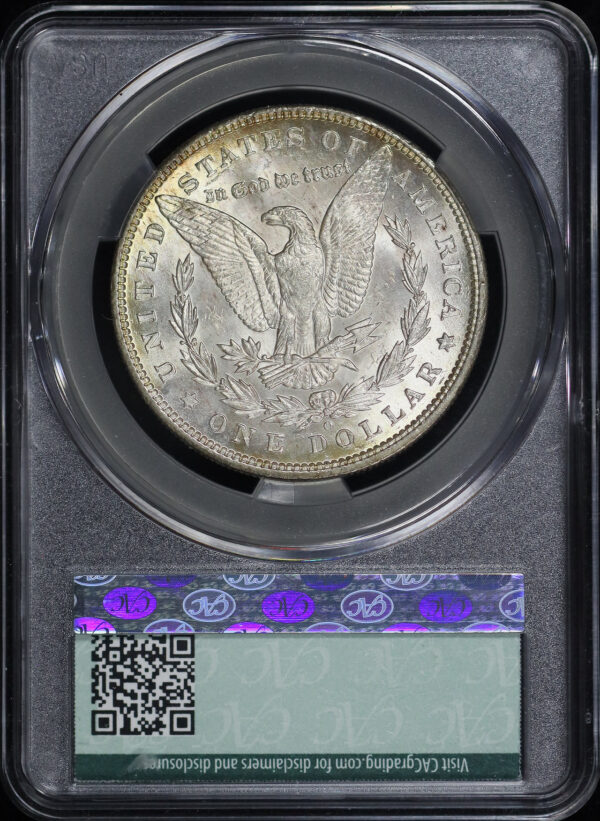Reverse of this 1894-O Morgan Dollar CACG MS-63