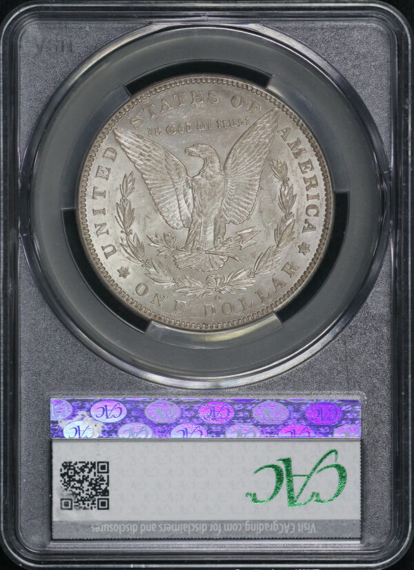 Reverse of this 1895-O Morgan Dollar CACG AU-55+