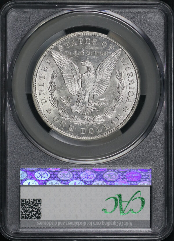 Reverse of this 1895-O Morgan Dollar CACG AU-58