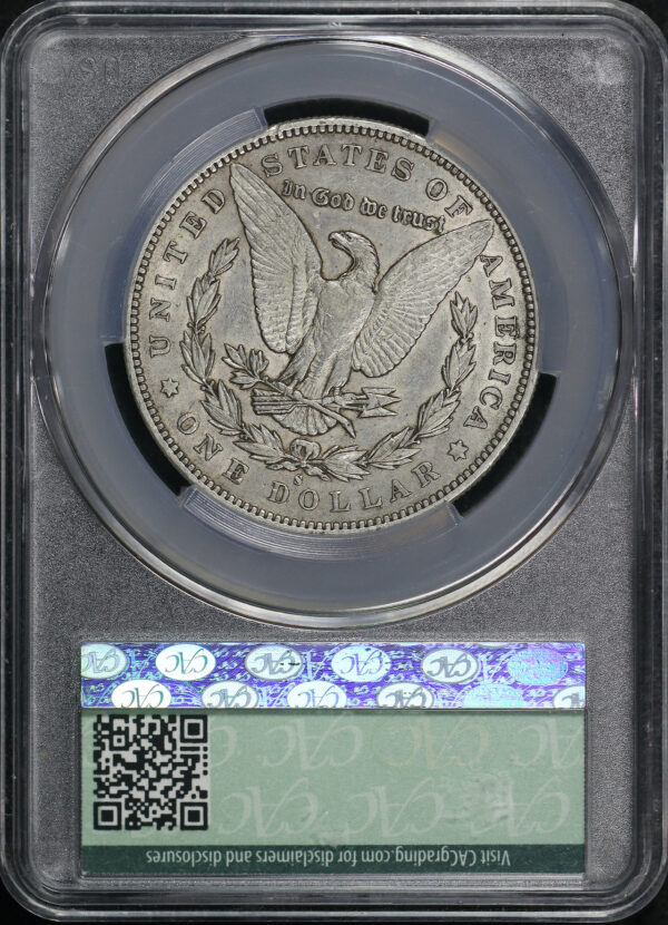 Reverse of this 1895-S Morgan Dollar CACG XF-45