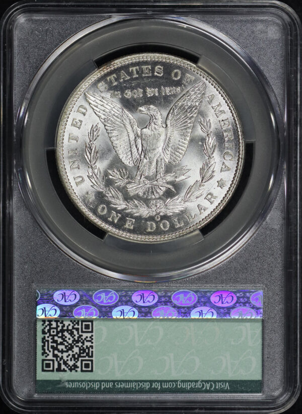 Reverse of this 1903-O Morgan Dollar CACG MS-62