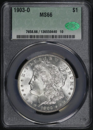 Obverse of this 1903-O Morgan Dollar CACG MS-66