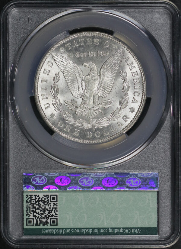 Reverse of this 1903-O Morgan Dollar CACG MS-66