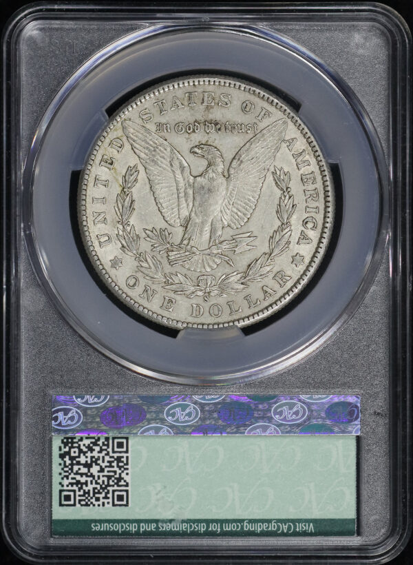 Reverse of this 1904-S Morgan Dollar CACG AU-55