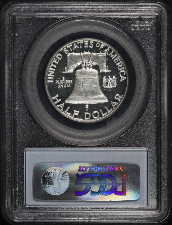 Reverse of this 1954 Franklin Half Dollar PCGS PR-64 CAM