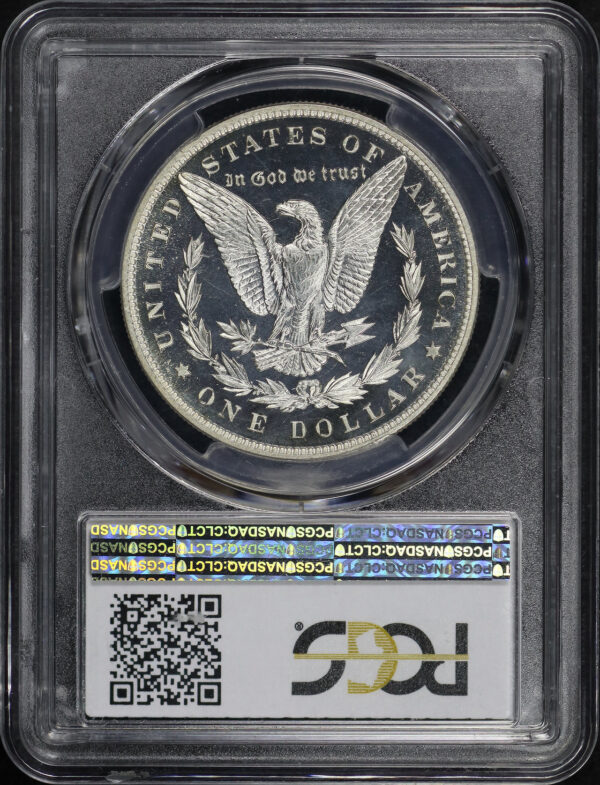 Reverse of this 1897 Morgan Dollar PCGS PR-67 CAM CAC Young-Dakota 