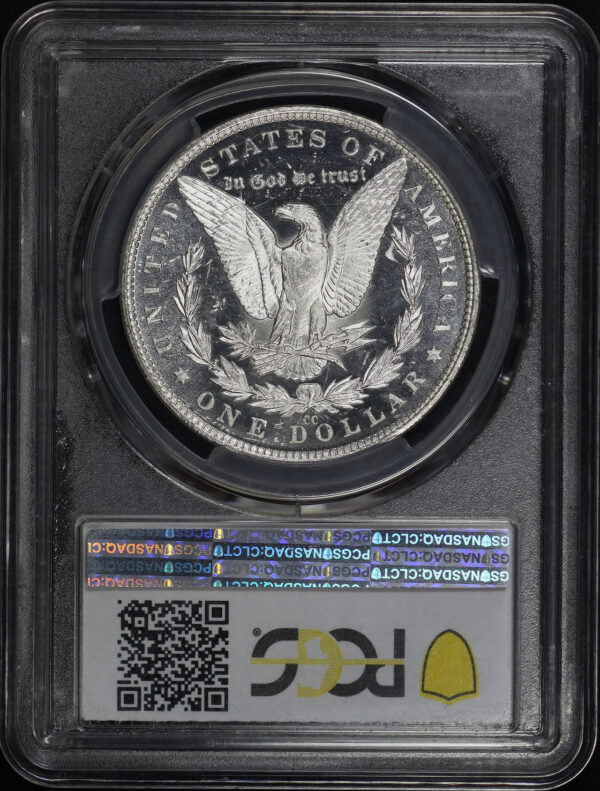Reverse of this 1882-CC Morgan Dollar PCGS MS-65 DMPL