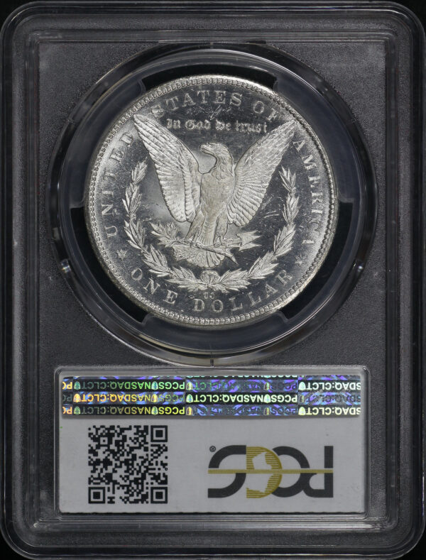Reverse of this 1884-CC Morgan Dollar PCGS MS-66 DMPL