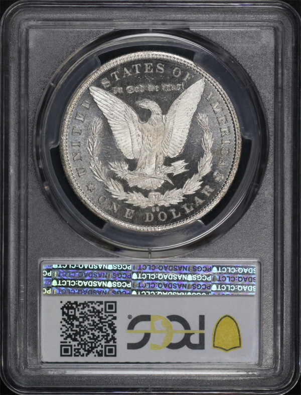 Reverse of this 1885-CC Morgan Dollar PCGS MS-66 DMPL