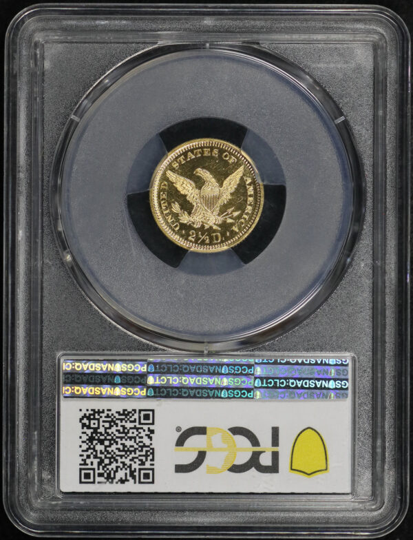 Reverse of this 1901 Liberty Head $2.5 PCGS PR-64+ DCAM CAC