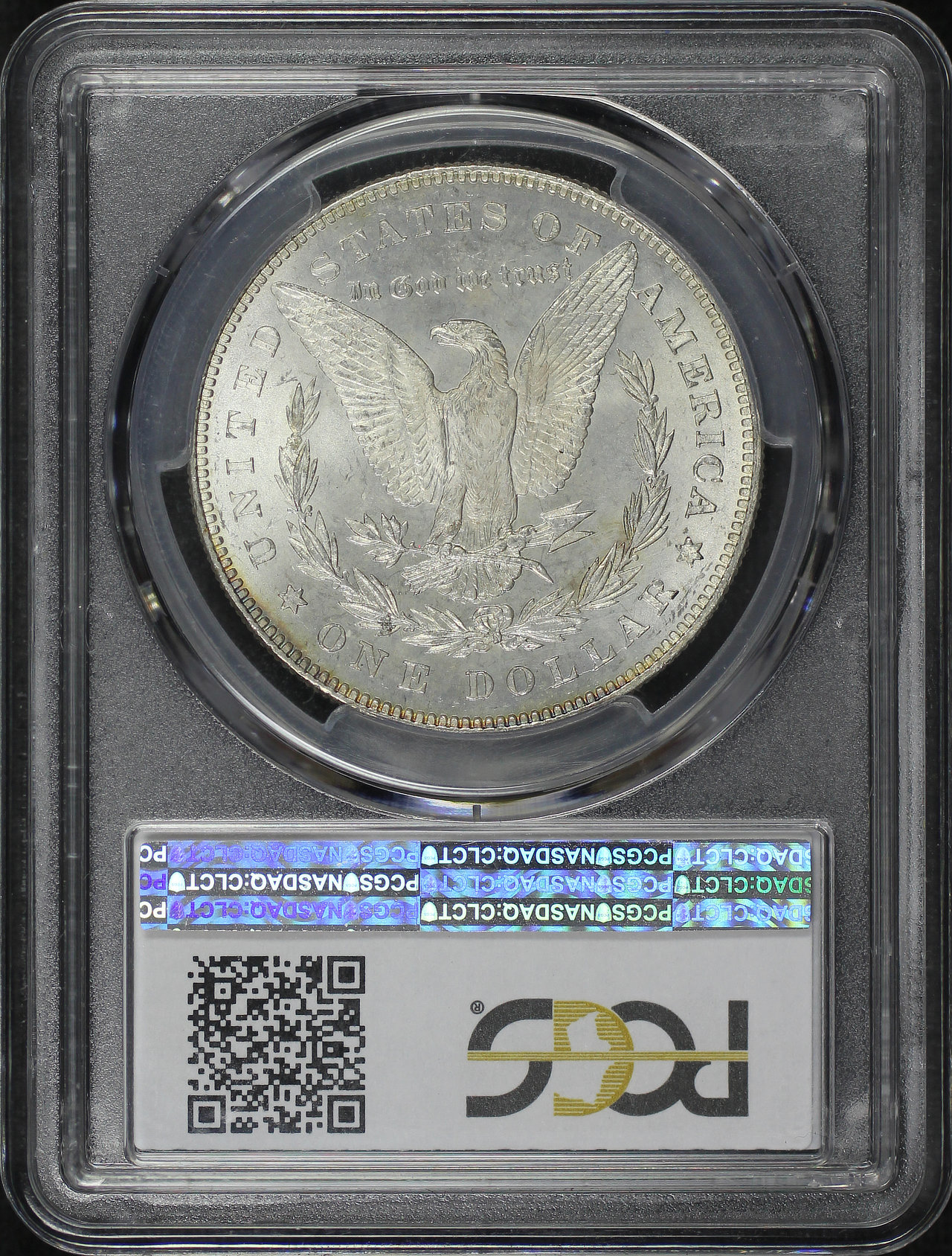 Reverse of this 1878 7/8TF Strong Morgan Dollar VAM-39 7/5 PCGS MS-65