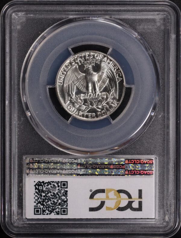Reverse of this 1953 Washington Quarter PCGS PR-68 FS-101 DDO