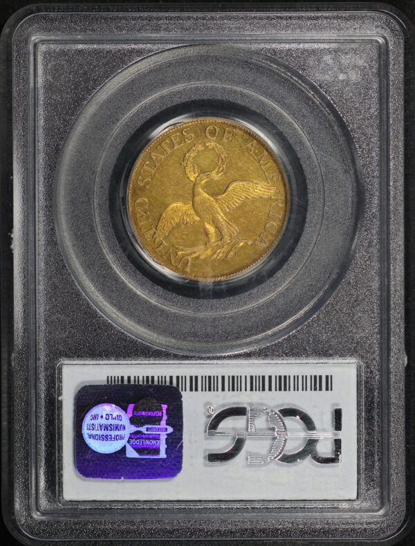 Reverse of this 1795 Small Eagle Draped Bust $5 PCGS AU-58