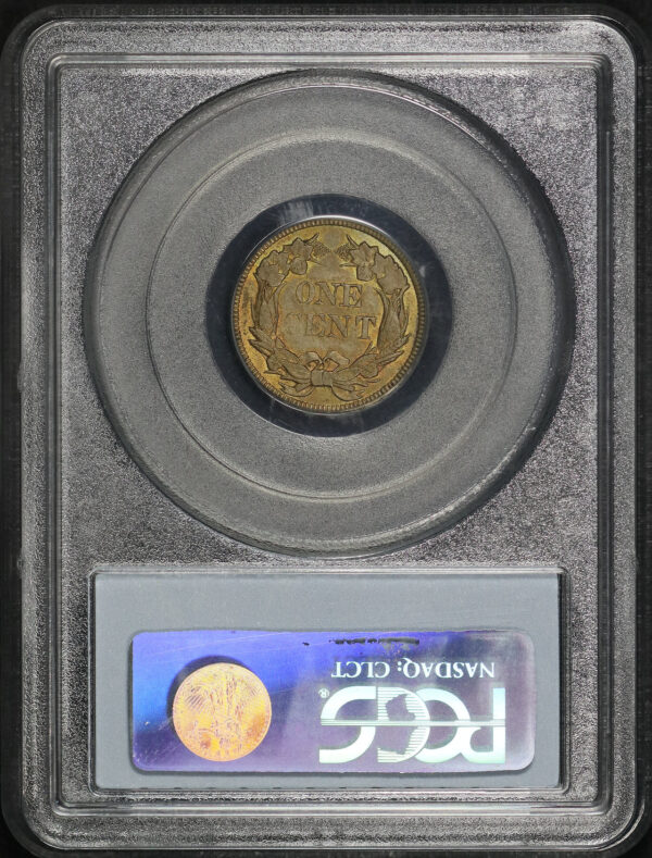Reverse of this 1857 Flying Eagle Cent PCGS MS-62