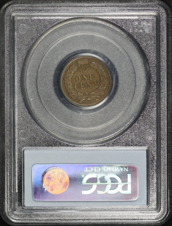 Reverse of this 1909-S Indian Cent PCGS VF-25 BN