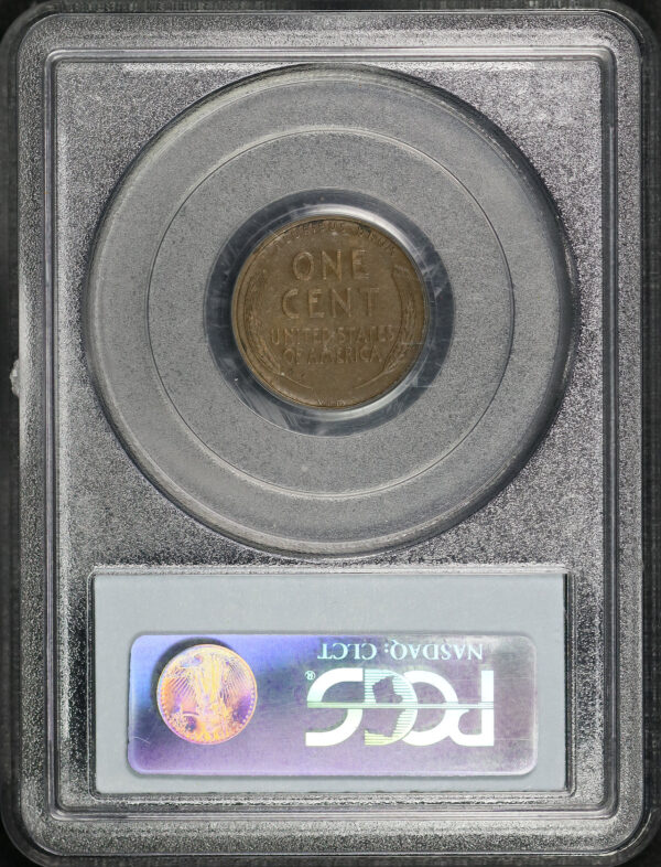 Reverse of this 1909-S Lincoln Cent Wheat Reverse PCGS XF-45 BN