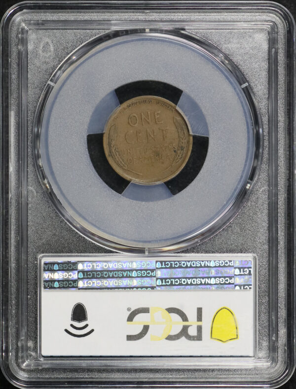 Reverse of this 1909-S Lincoln Cent Wheat Reverse PCGS VF-25 BN