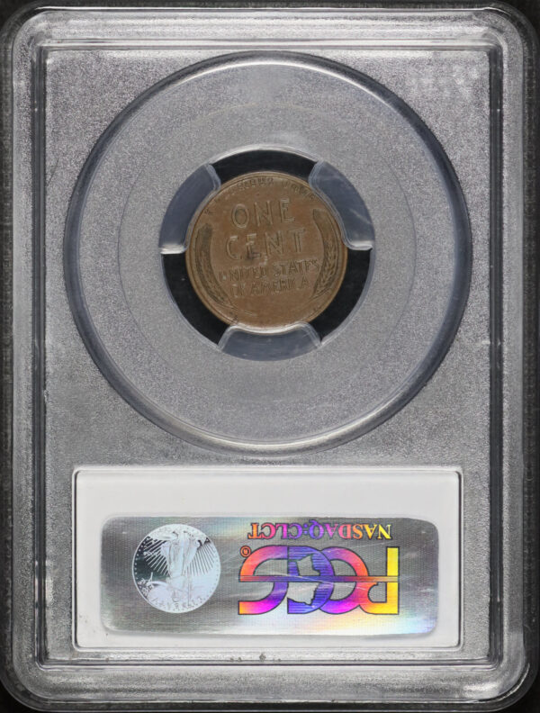Reverse of this 1911-D Lincoln Cent Wheat Reverse PCGS AU-58 BN