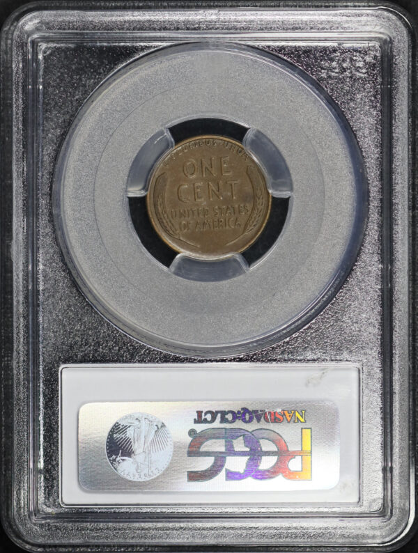 Reverse of this 1912-S Lincoln Cent Wheat Reverse PCGS AU-50 BN