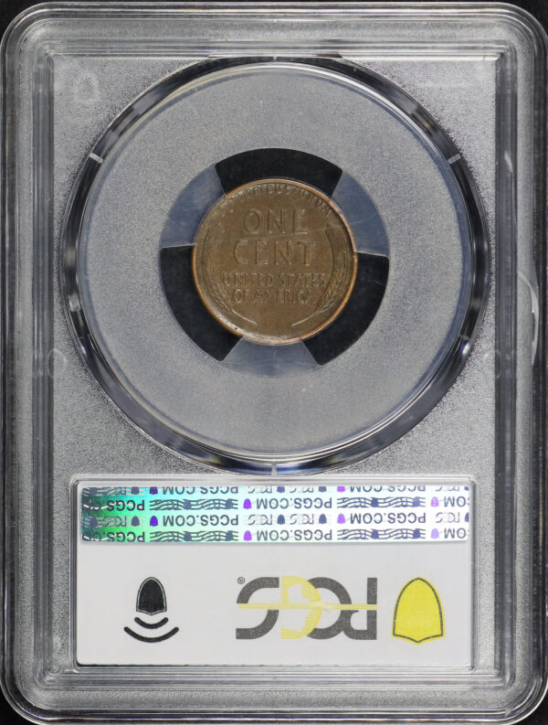 Reverse of this 1920-S Lincoln Cent Wheat Reverse PCGS AU-50 BN
