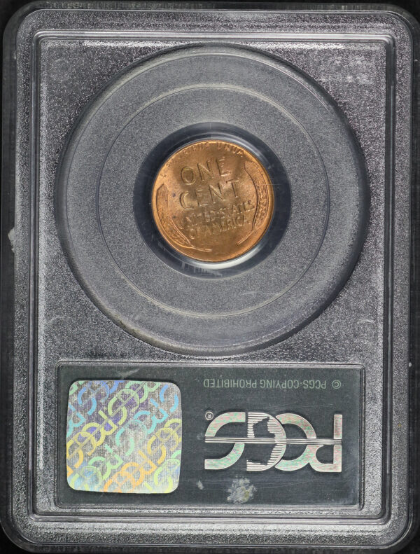Reverse of this 1935-D Lincoln Cent Wheat Reverse PCGS MS-65 RD