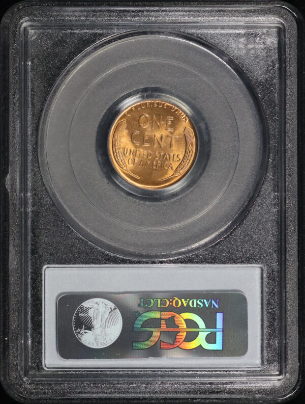 Reverse of this 1936 Lincoln Cent Wheat Reverse PCGS MS-66 RD