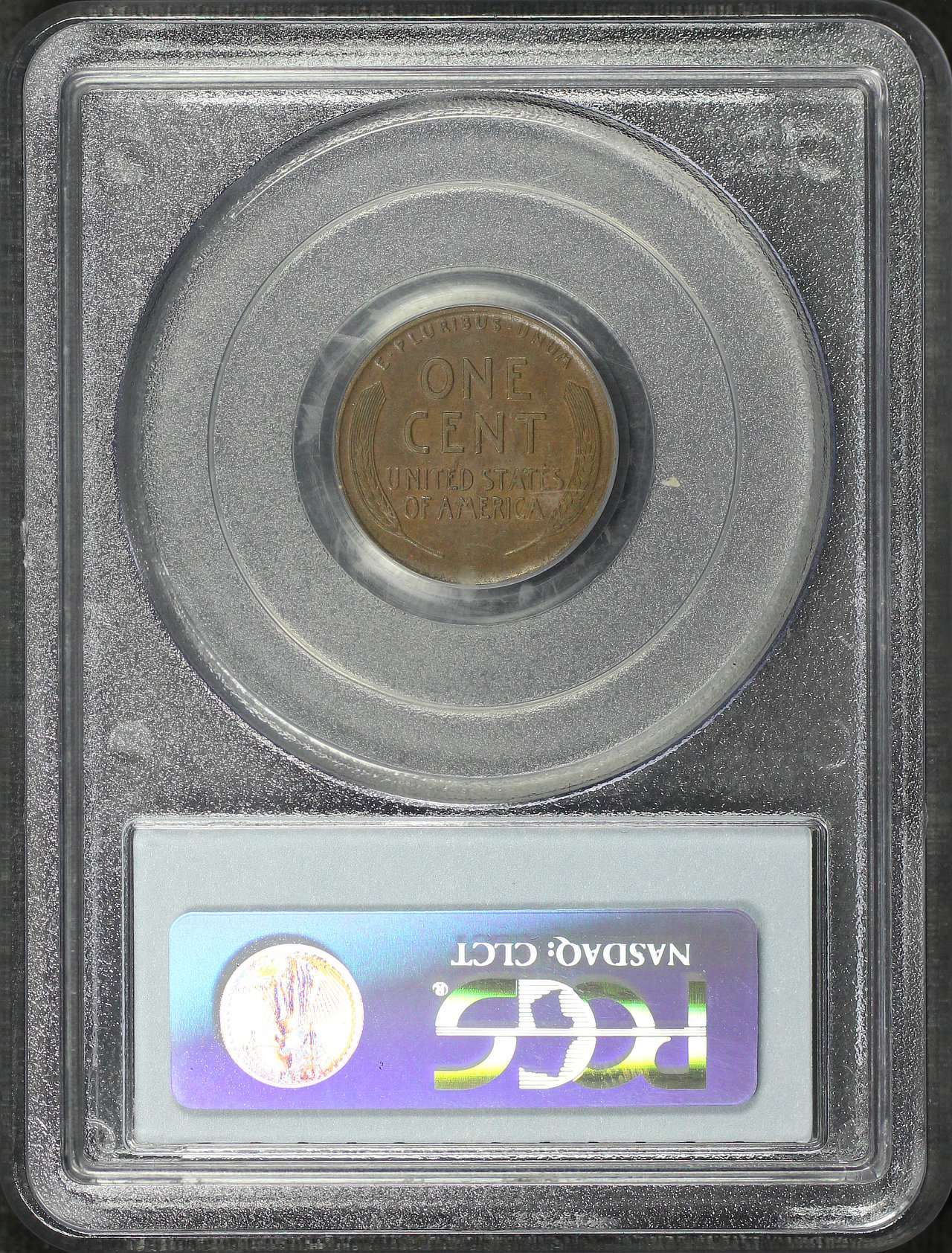 Reverse of this 1922-D No D Lincoln Cent Wheat Strong Reverse PCGS AU-53 BN CAC