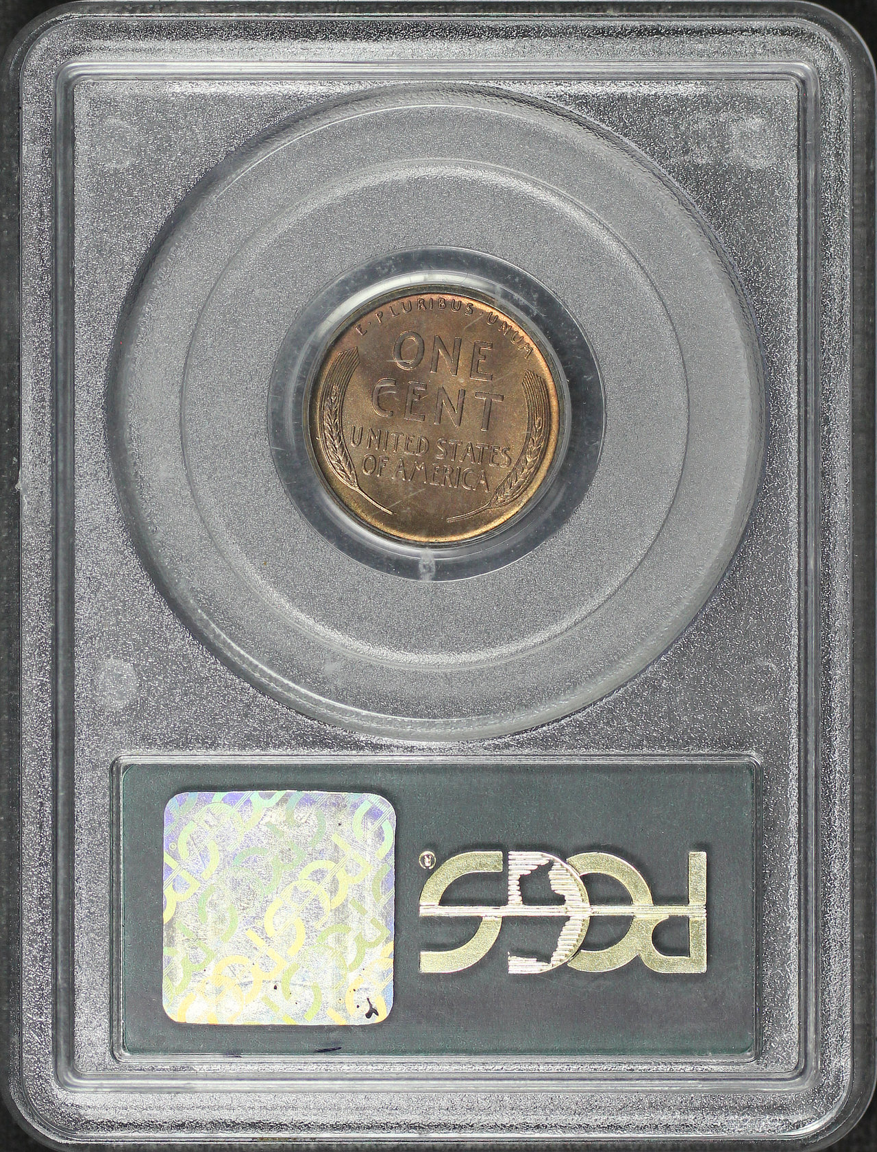 Reverse of this 1909 Lincoln Cent Wheat Reverse PCGS PR-65 RD
