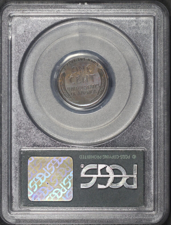 Reverse of this 1914 Lincoln Cent Wheat Reverse PCGS PR-66 BN CAC Old Green Holder