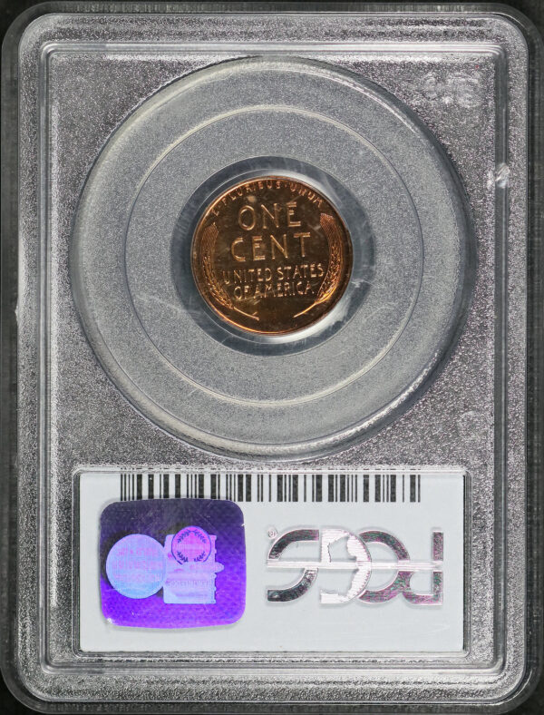 Reverse of this 1936 Lincoln Cent Wheat Reverse Brilliant PCGS PR-64 RD