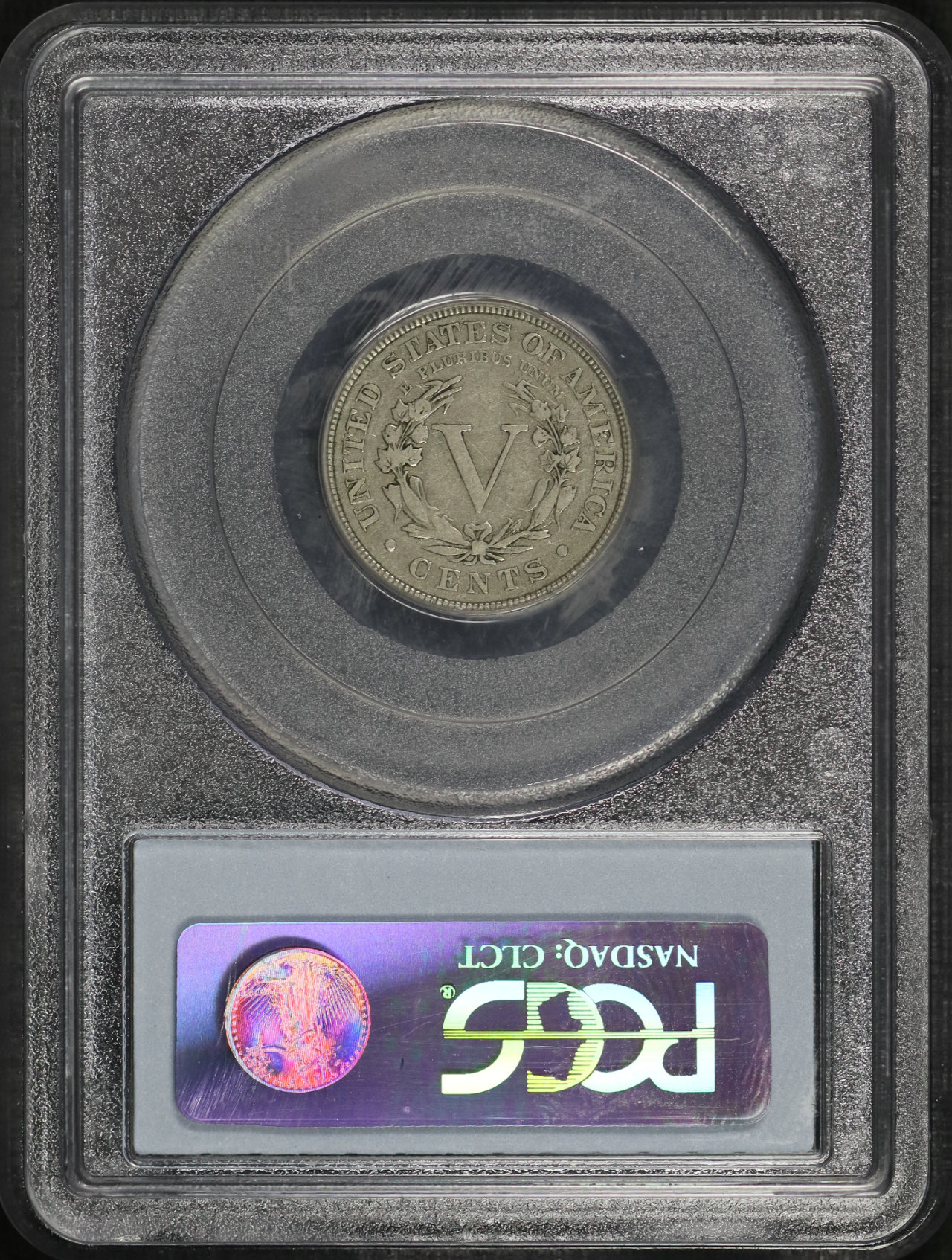 Reverse of this 1886 Liberty Nickel PCGS VF-20