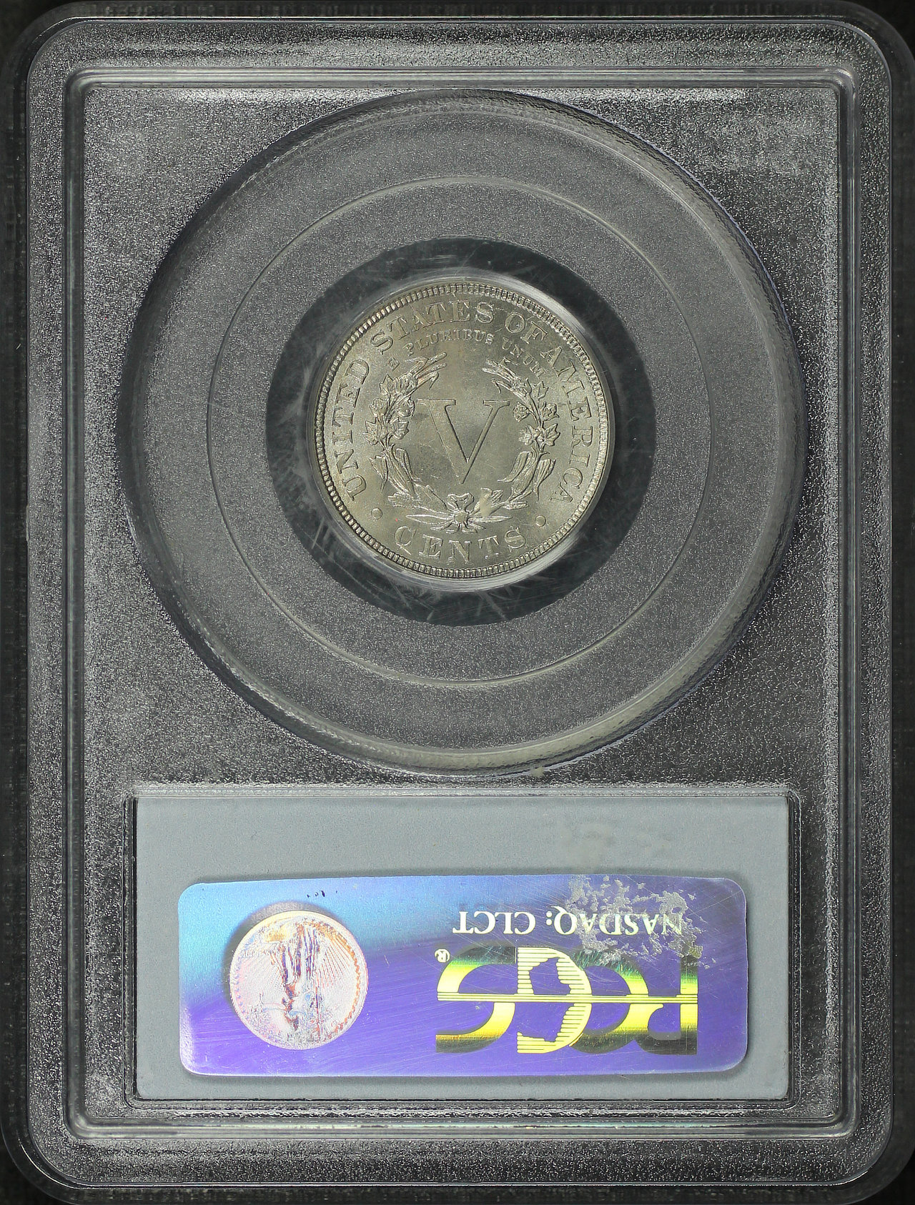 Reverse of this 1886 Liberty Nickel PCGS MS-65
