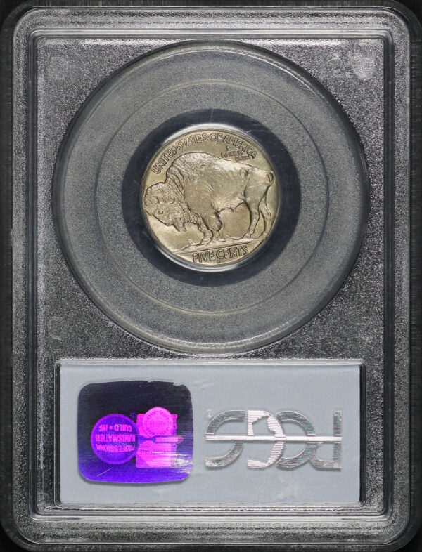 Reverse of this 1919-D Buffalo Nickel PCGS MS-64 CAC