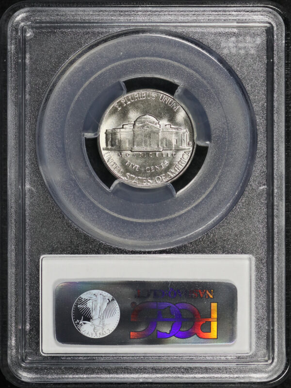 Reverse of this 1953-S Jefferson Nickel PCGS MS-66