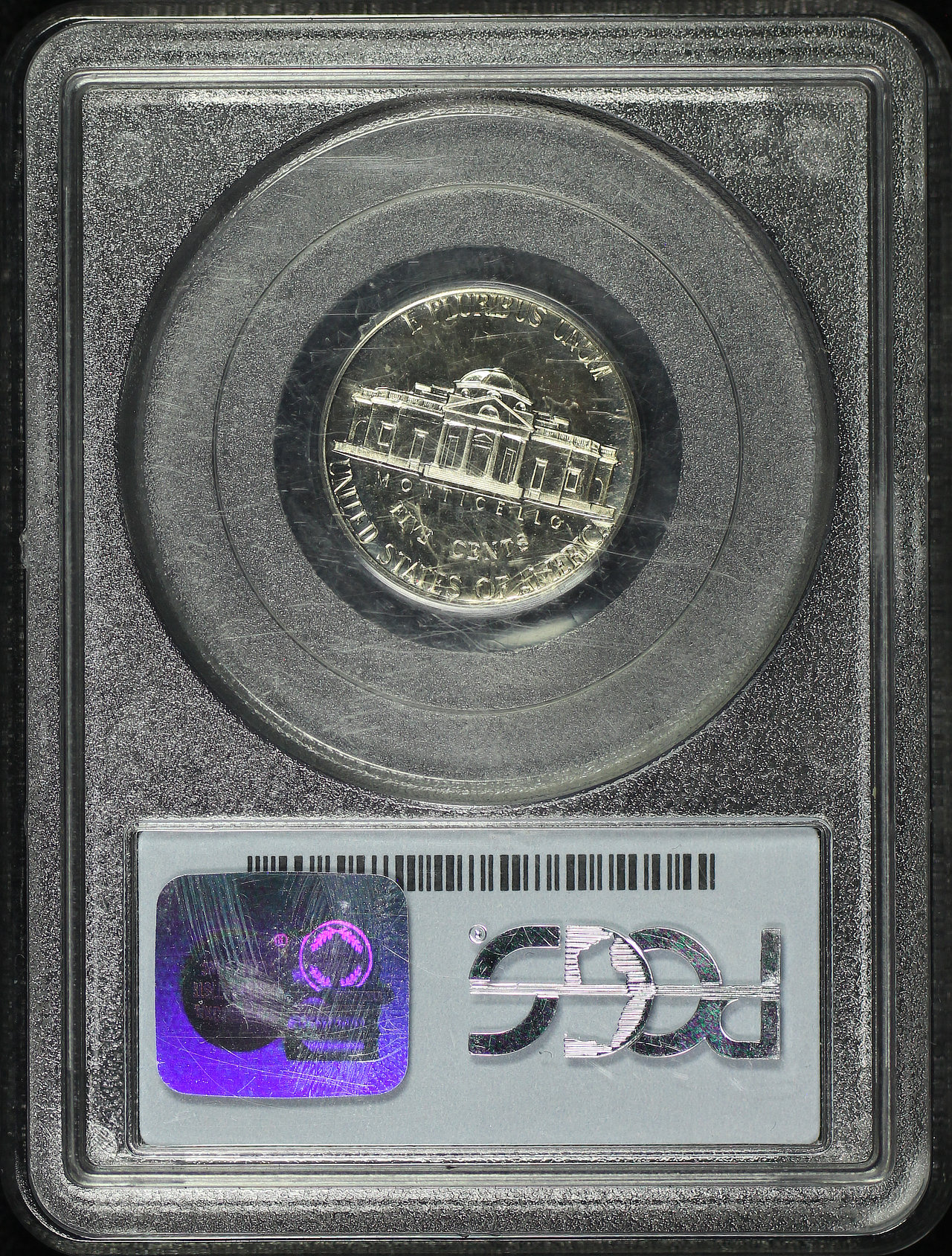 Reverse of this 1971-S Jefferson Nickel PCGS PR-67