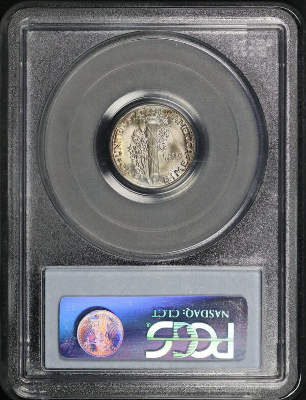 Reverse of this 1944 Mercury Dime PCGS MS-66