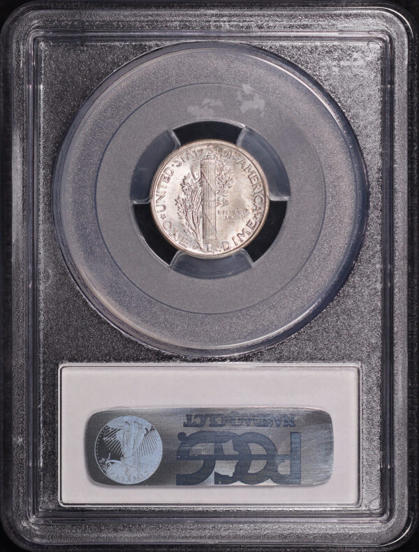 Reverse of this 1944-S Mercury Dime PCGS MS-65