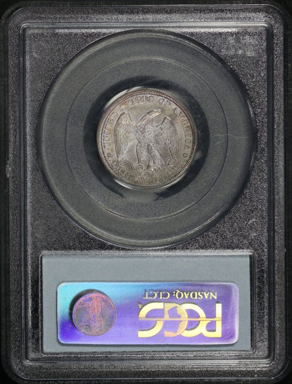 Reverse of this 1875-CC Twenty Cent PCGS MS-63