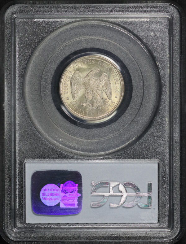 Reverse of this 1875-S Twenty Cent PCGS MS-64 CAC
