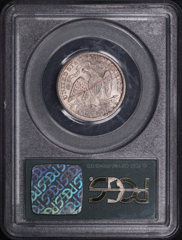 Reverse of this 1878-CC Liberty Seated Quarter PCGS MS-63 Gold CAC