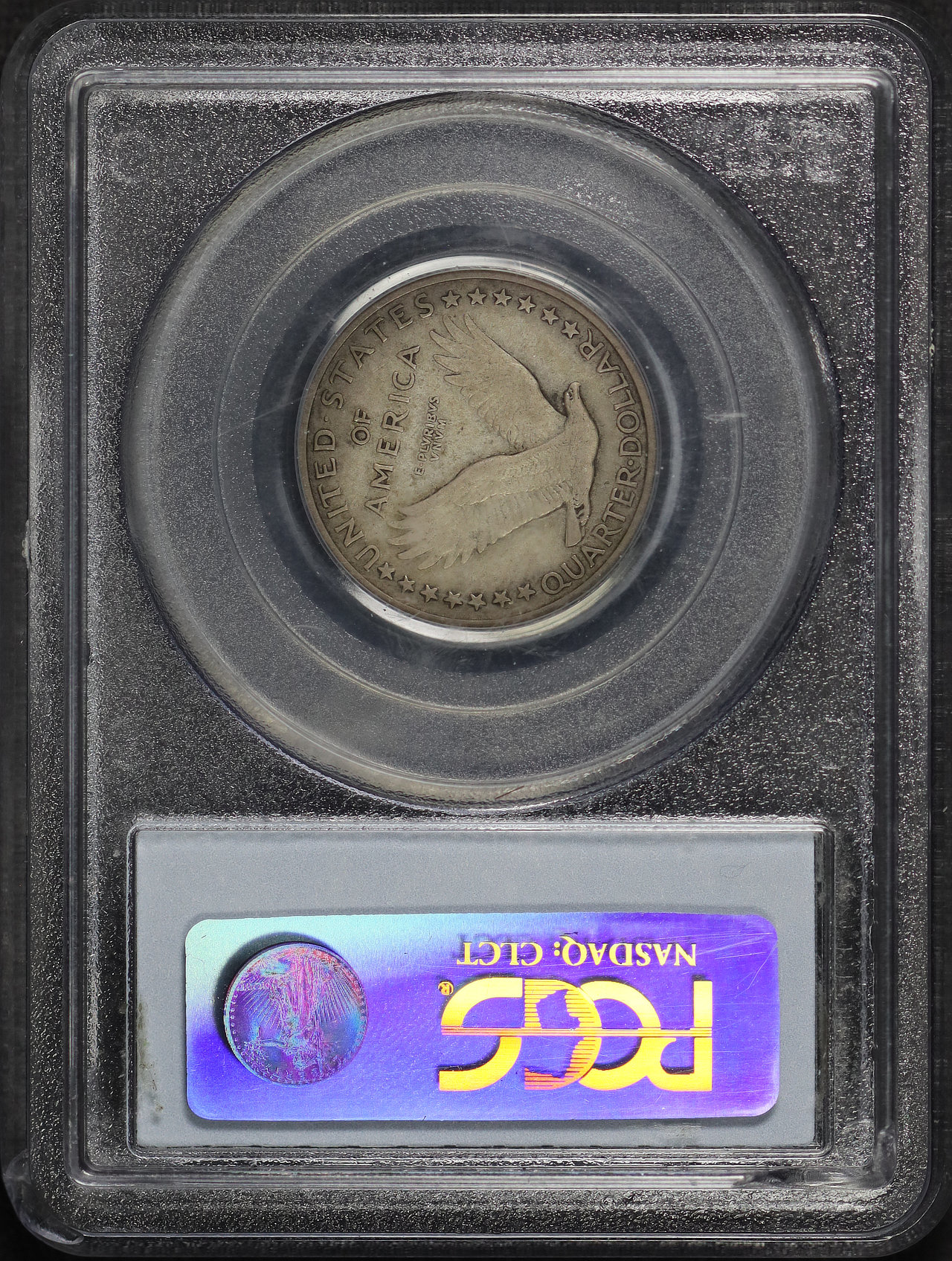 Reverse of this 1916 Standing Liberty Quarter PCGS XF-40