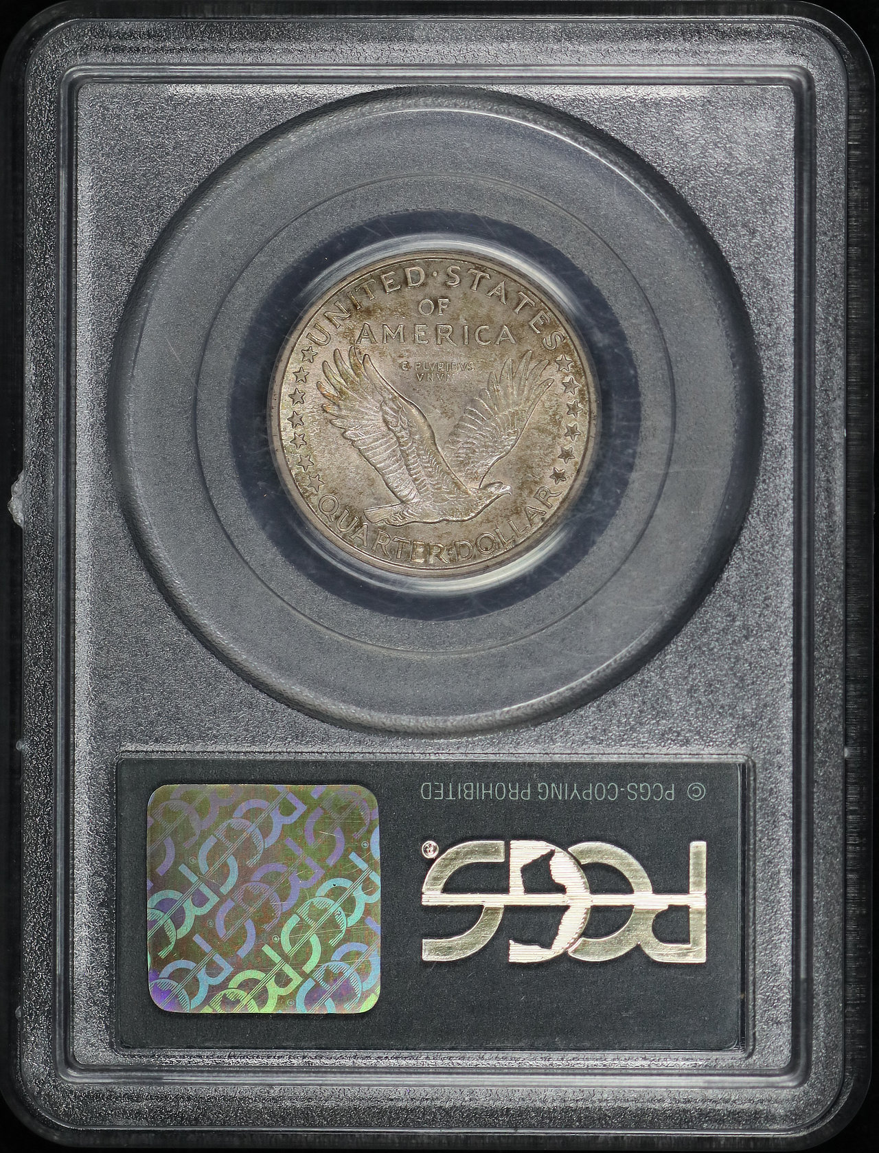 Reverse of this 1916 Standing Liberty Quarter PCGS AU-58