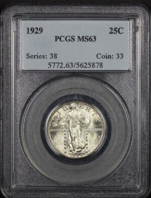 Obverse of this 1929 Standing Liberty Quarter PCGS MS-63